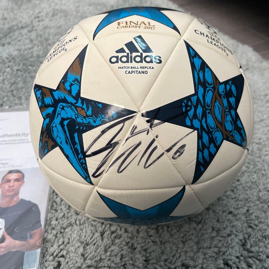 クリスティアーノロナウド　サインボール　証明書付き