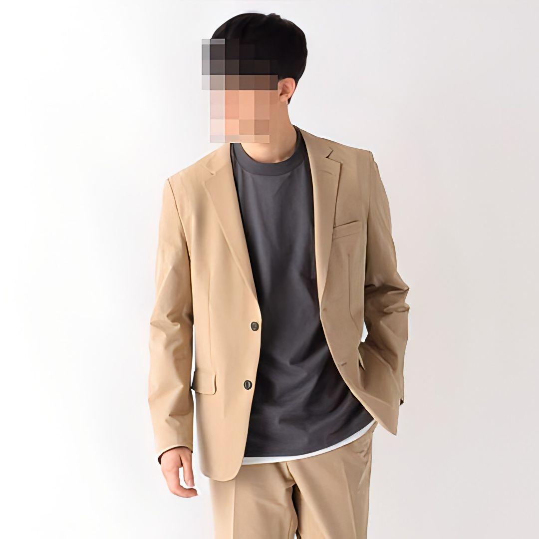 【美品】オールシーズン 4WAY ストレッチ セットアップスーツ