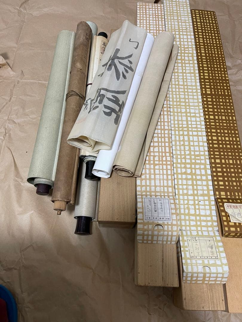 掛け軸13本まとめ　自宅保管