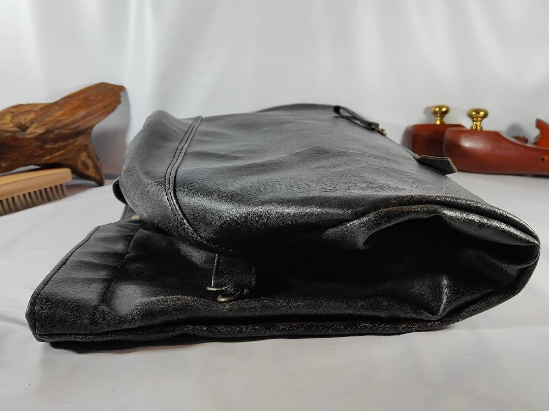 【極美品】Presto プレスト　日本製本革ドラムバッグ　リュックサック　正規品