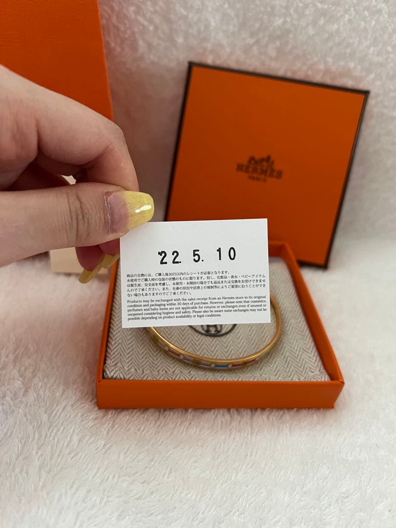 HERMES ゴールド バングル