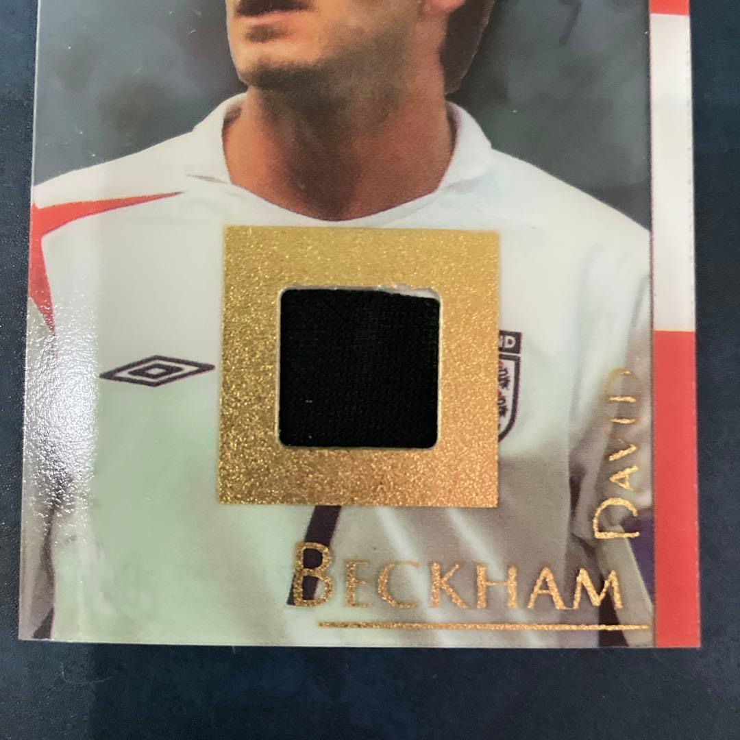 デビットベッカム　シリアルジャージカード