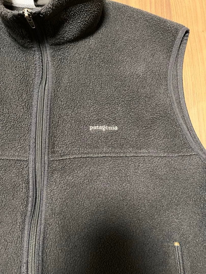 パタゴニア シンチラ　フリース　ベスト　Lサイズ 黒　ブラック　コロンビア製