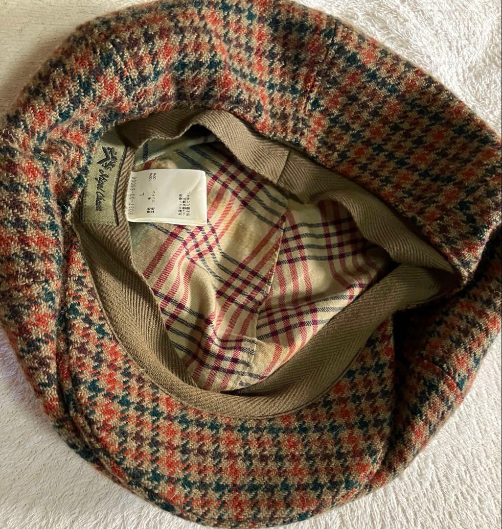 ナイジェルケーボン ハウンドトゥース BIG キャスケット 63cm