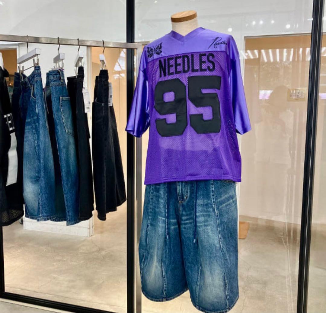 ニードルズヒザデルパンツショーツ