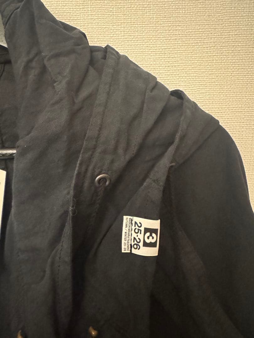 【新品】メゾンミハラヤスヒロ　Front Layered Mods Coat