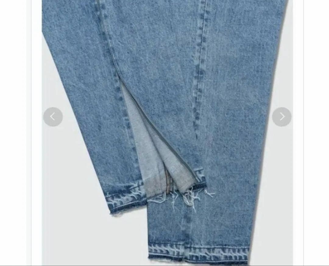 ★希少★サスクワァッチファブリックス ジップスリットデニムパンツ