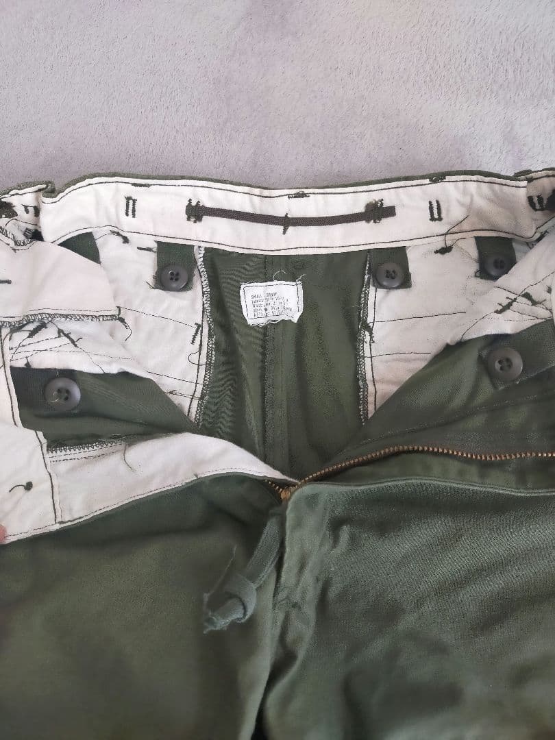 【実物】M65 フィールドパンツ　Small_Short