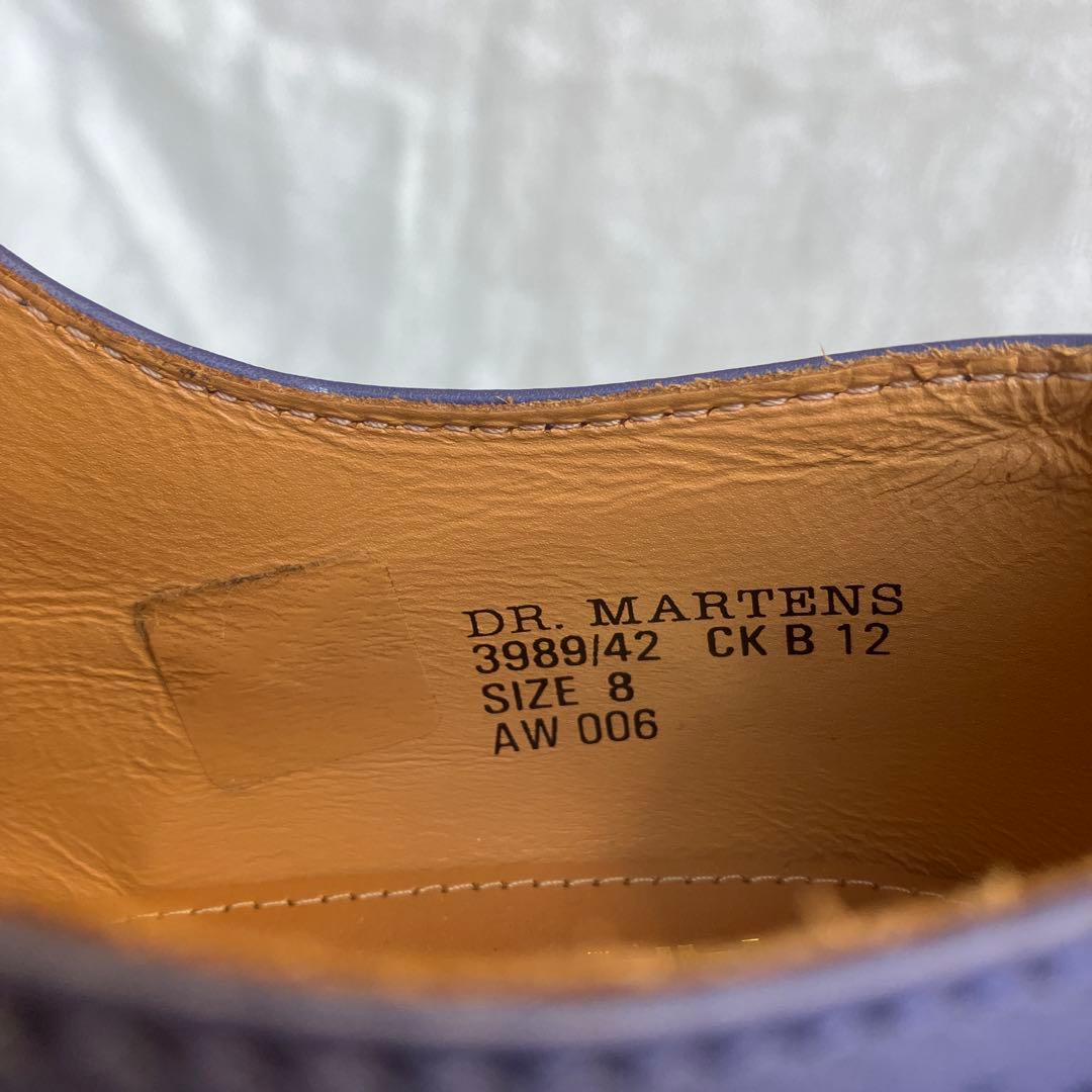 美品 ドクターマーチン 3989 イングランド製 ウィングチップ フルブローグ