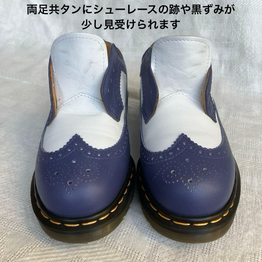 美品 ドクターマーチン 3989 イングランド製 ウィングチップ フルブローグ