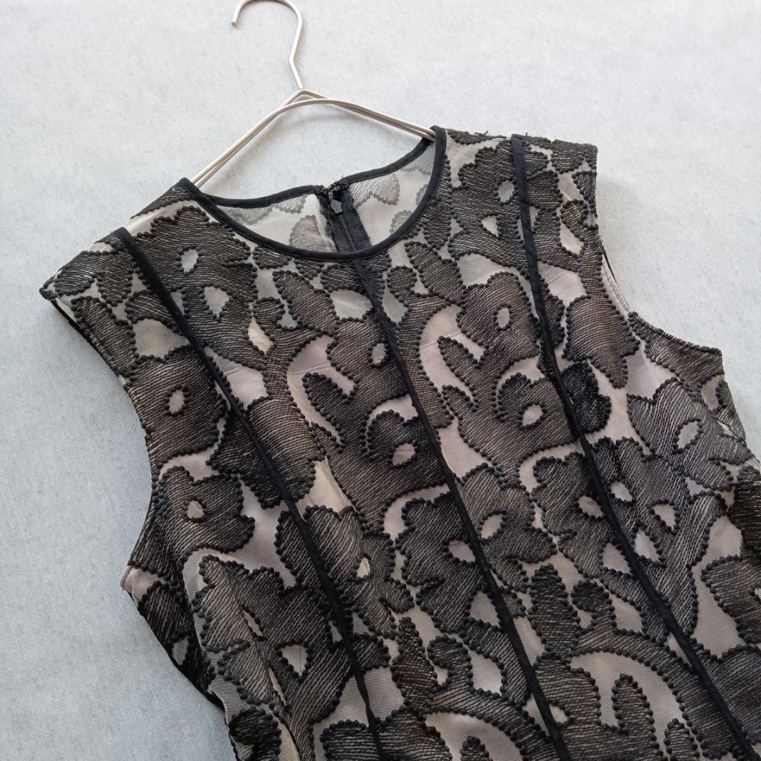 《美品★》ANAYI　アナイ　ワンピース　アナイオリジナル刺繍　レースワンピース