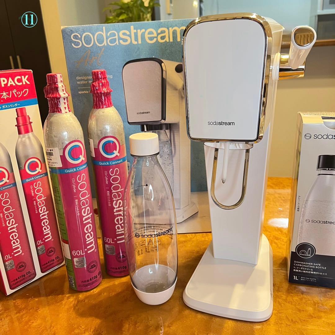 Sodastream Art ガスシリンダー2本　専用ボトル1本
