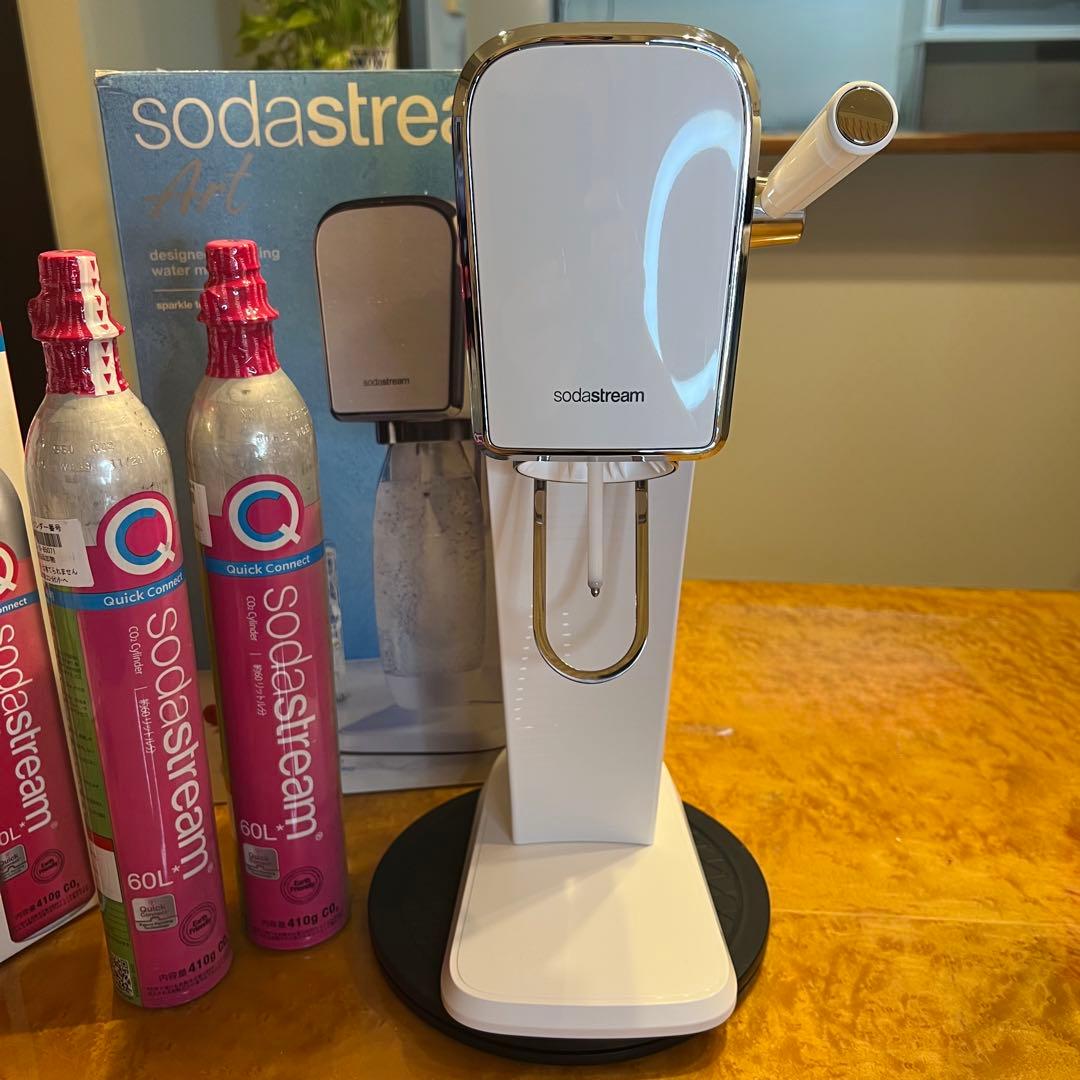 Sodastream Art ガスシリンダー2本　専用ボトル1本