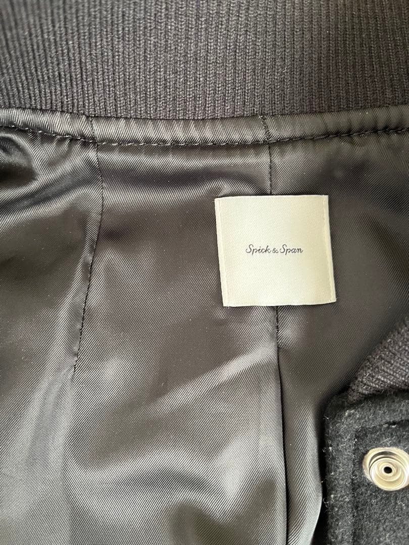 Spick & Span ブラック スタジャンジャケット