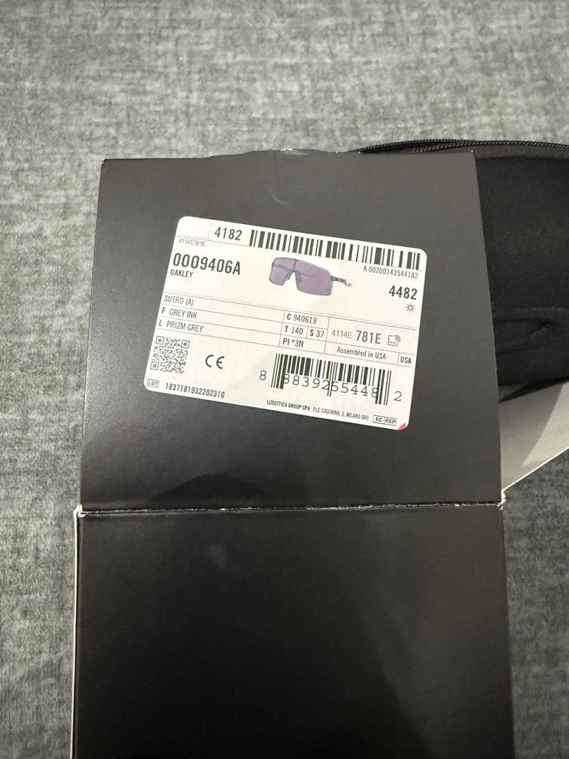 小物 OAKLEY SUTRO grey ink prizm grey