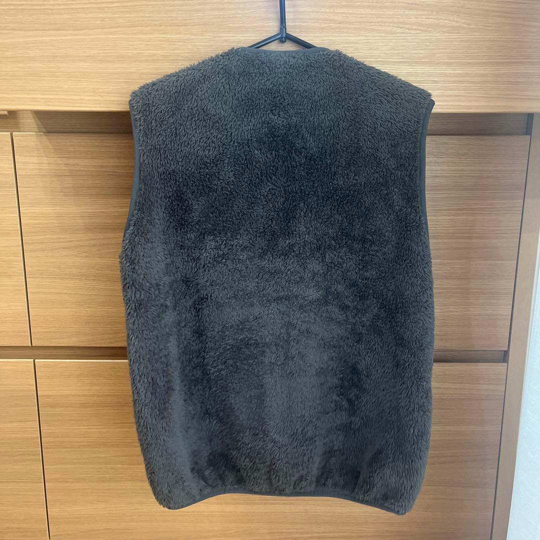 DANTON ダントン ハイパイルボアフリースベスト 40 チャコール