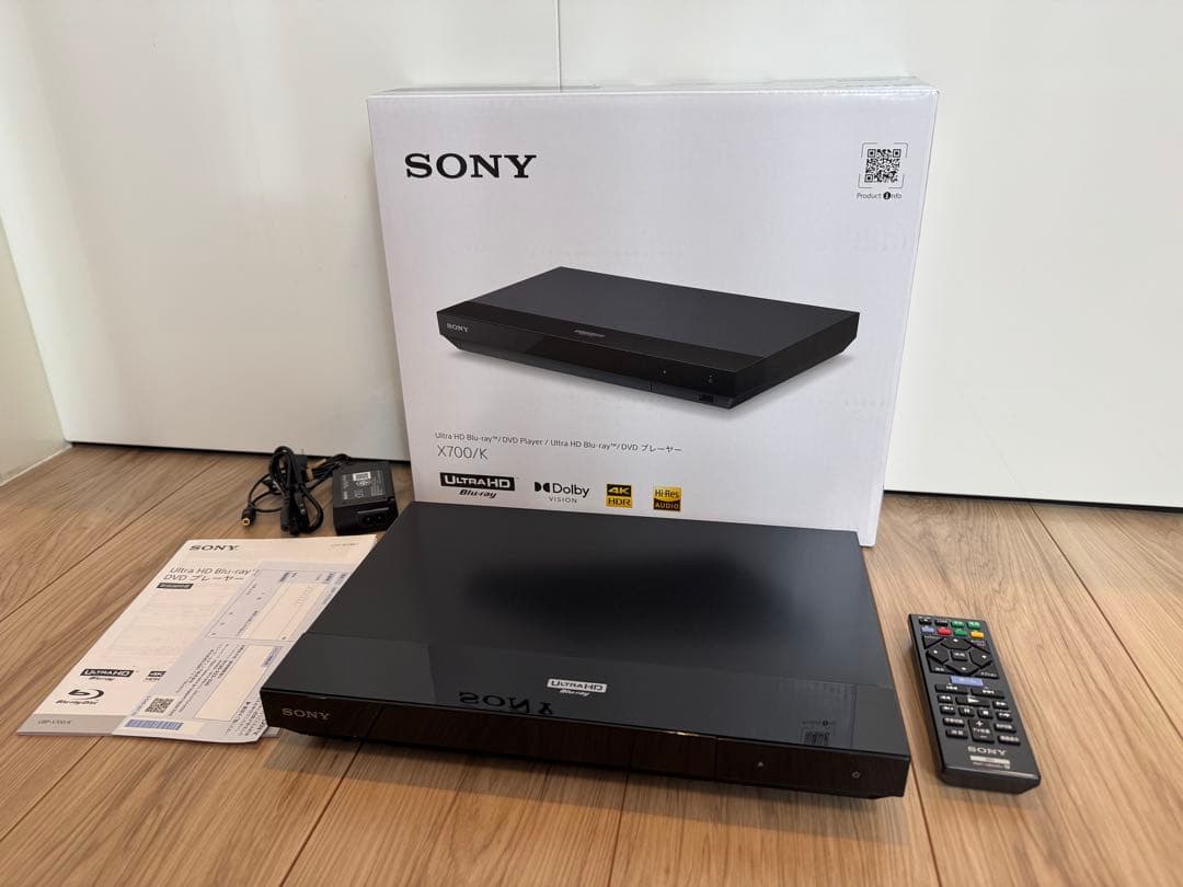SONY UBP-X700/K 25年製 Ultra HDブルーレイプレーヤー