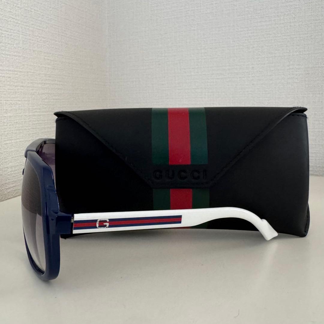 グッチ GUCCI サングラス アビエーター ブルー