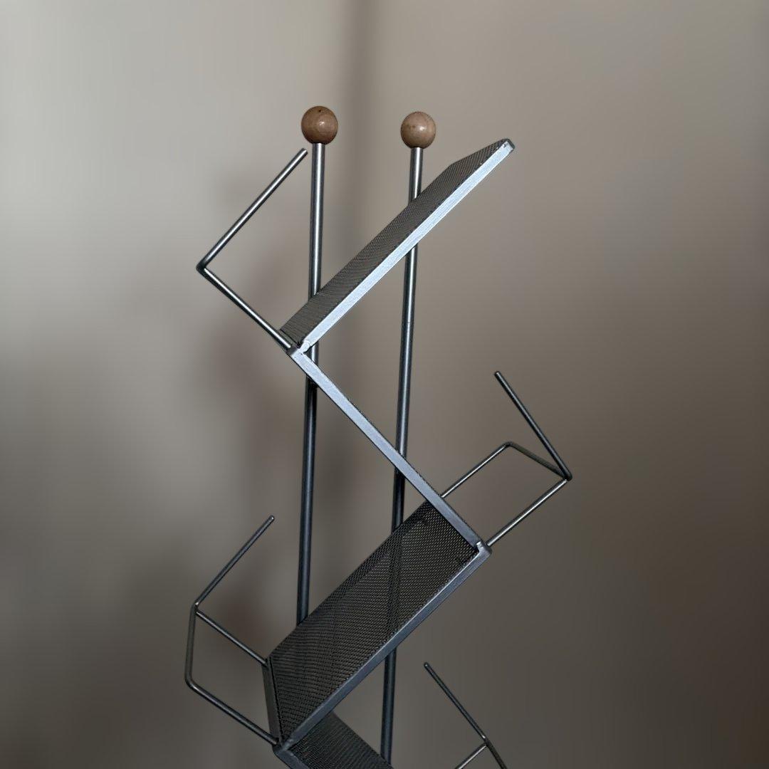 90s ポストモダン wave マガジン・CDラック 収納 ヴィンテージ レトロ