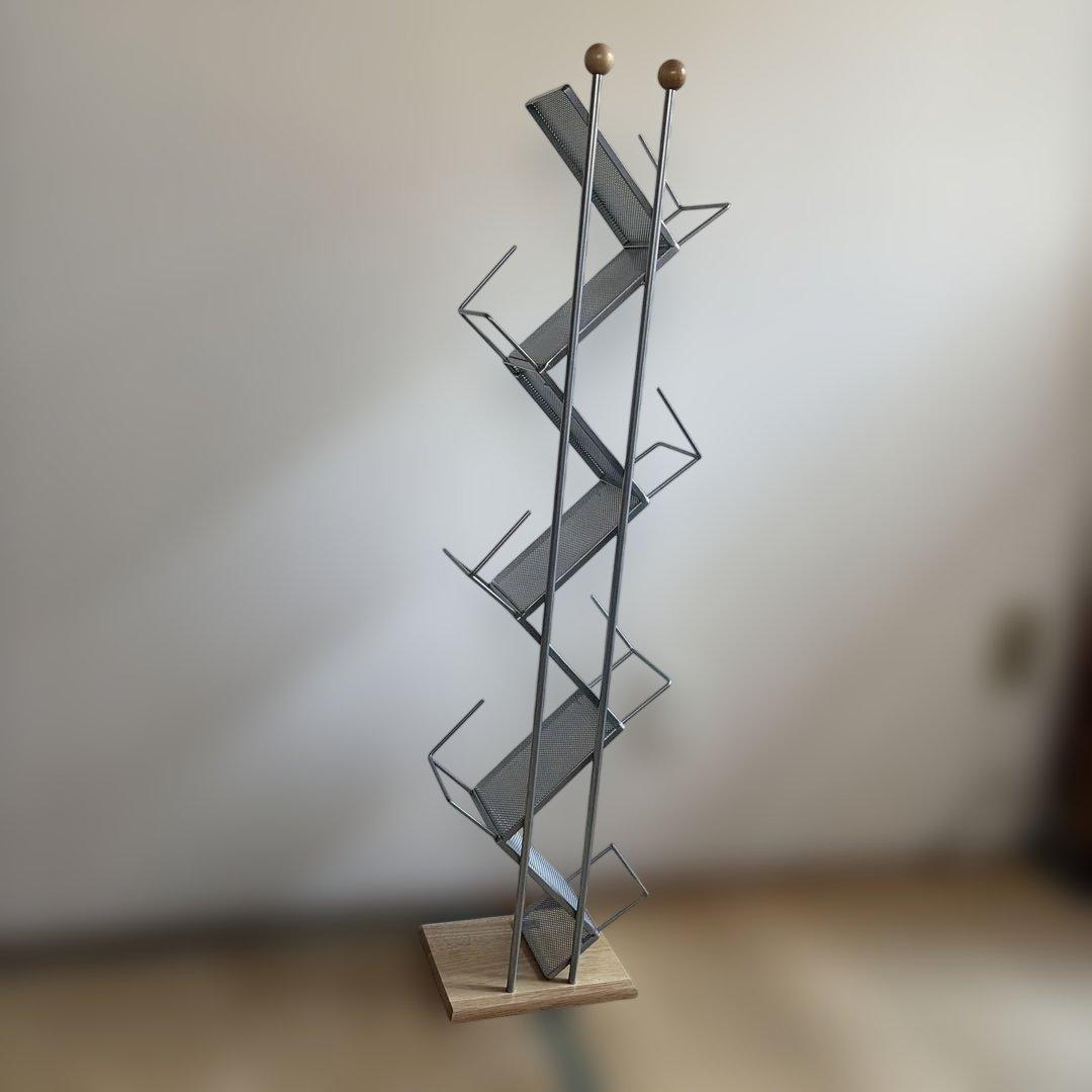 90s ポストモダン wave マガジン・CDラック 収納 ヴィンテージ レトロ