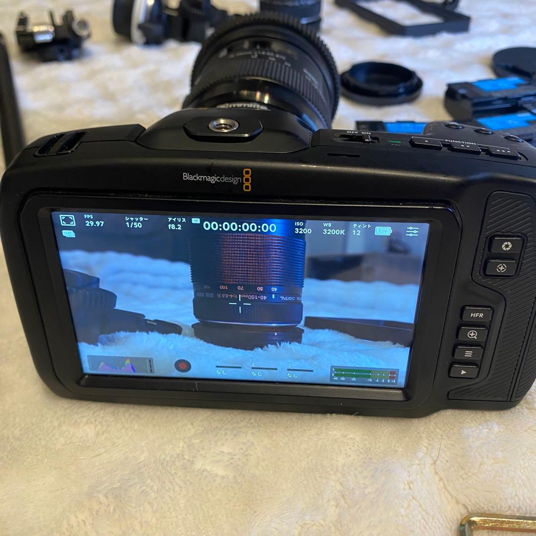 【値下げ中】すぐ使えるBMPCC4K +リグ&レンズ2個セット‼︎