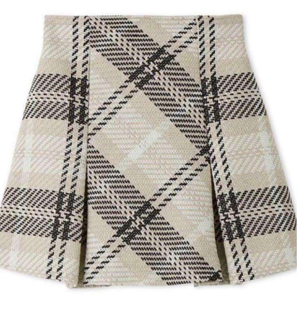 ♡【値下げ】snidel ロービングチェックミニスカート(タグ付き)