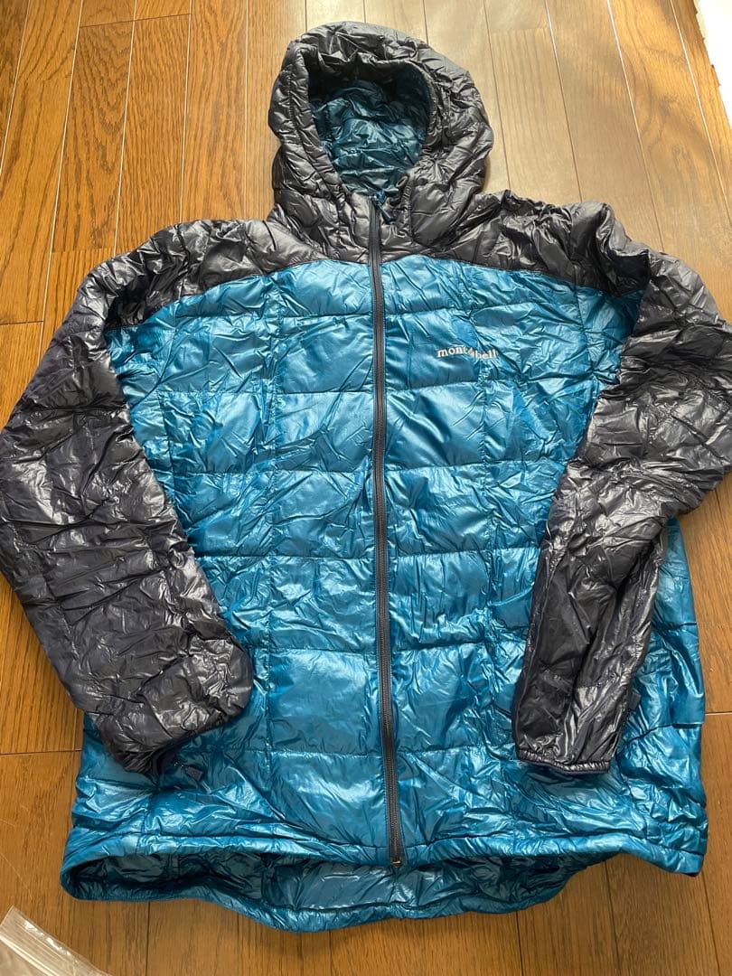 早い者勝ち値引きmontbell ライトアルパインダウンジャケット フード付き