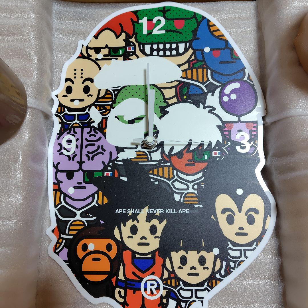 アベイシングエイプ✕ドラゴンボール壁掛け時計