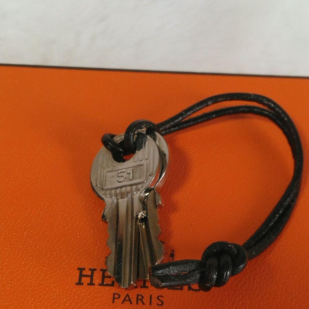 【美品】 HERMES エルメス カデナ南京錠パドロック鍵2ケ付き　54番