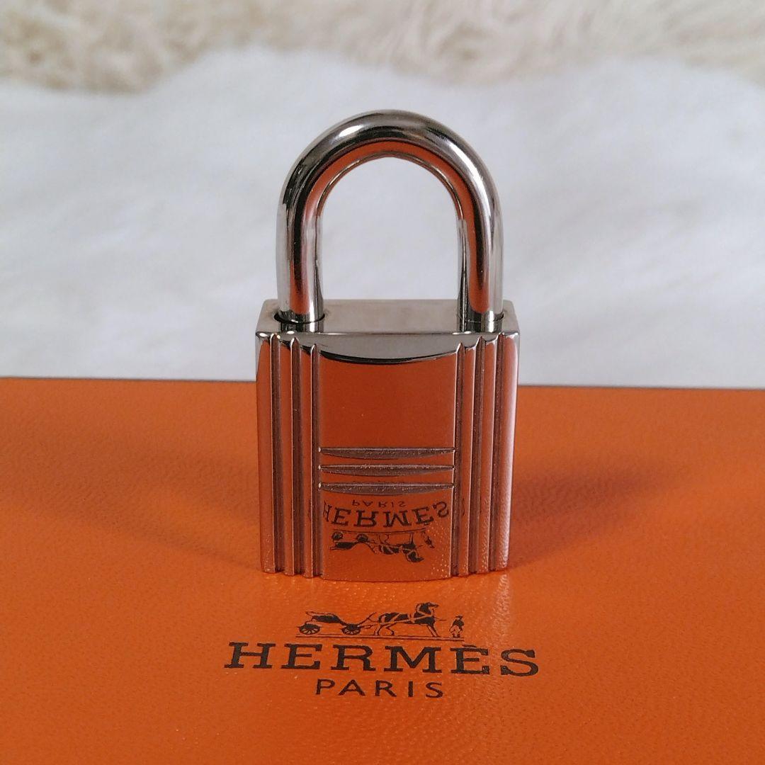 【美品】 HERMES エルメス カデナ南京錠パドロック鍵2ケ付き　54番