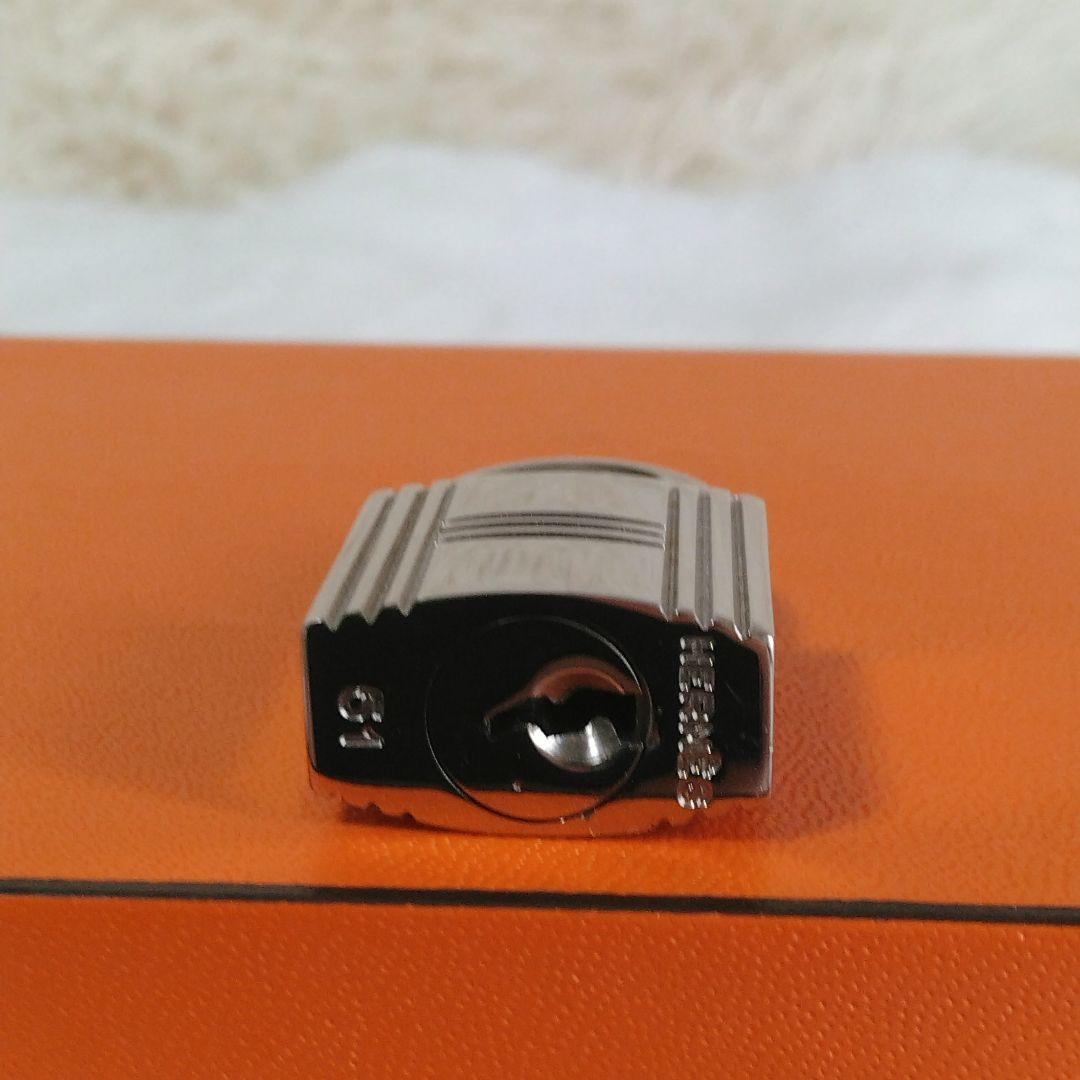 【美品】 HERMES エルメス カデナ南京錠パドロック鍵2ケ付き　54番
