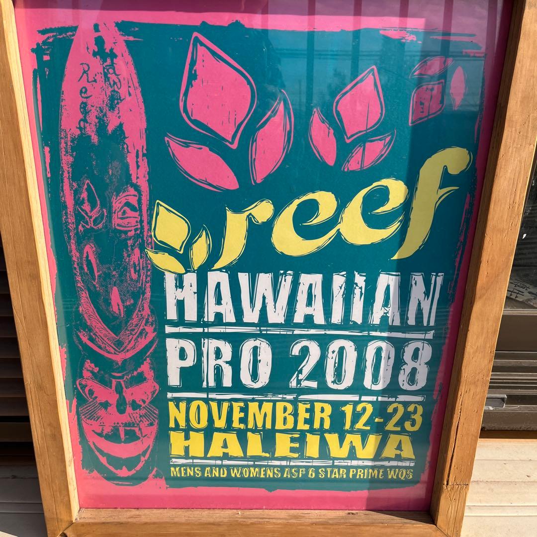 サーフィン ポスター reef HAWAIIAN PRO 2008