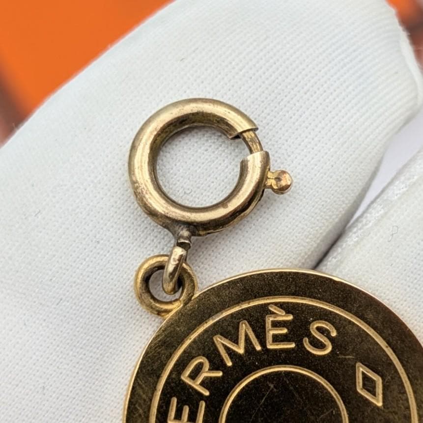 エルメス セリエ ペンダント トップ ゴールド チャーム 箱付き