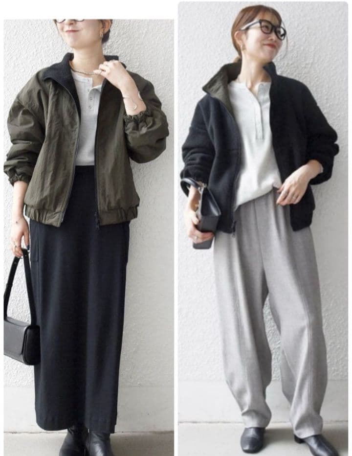 【美品】SHIPS any 　リバーシブル　ブルゾン