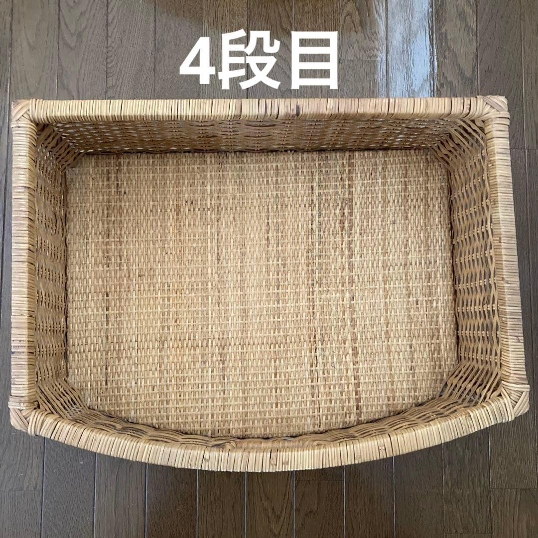 【☆ぐっさん☆3月中お買い得価格】ラタン籐4段チェスト