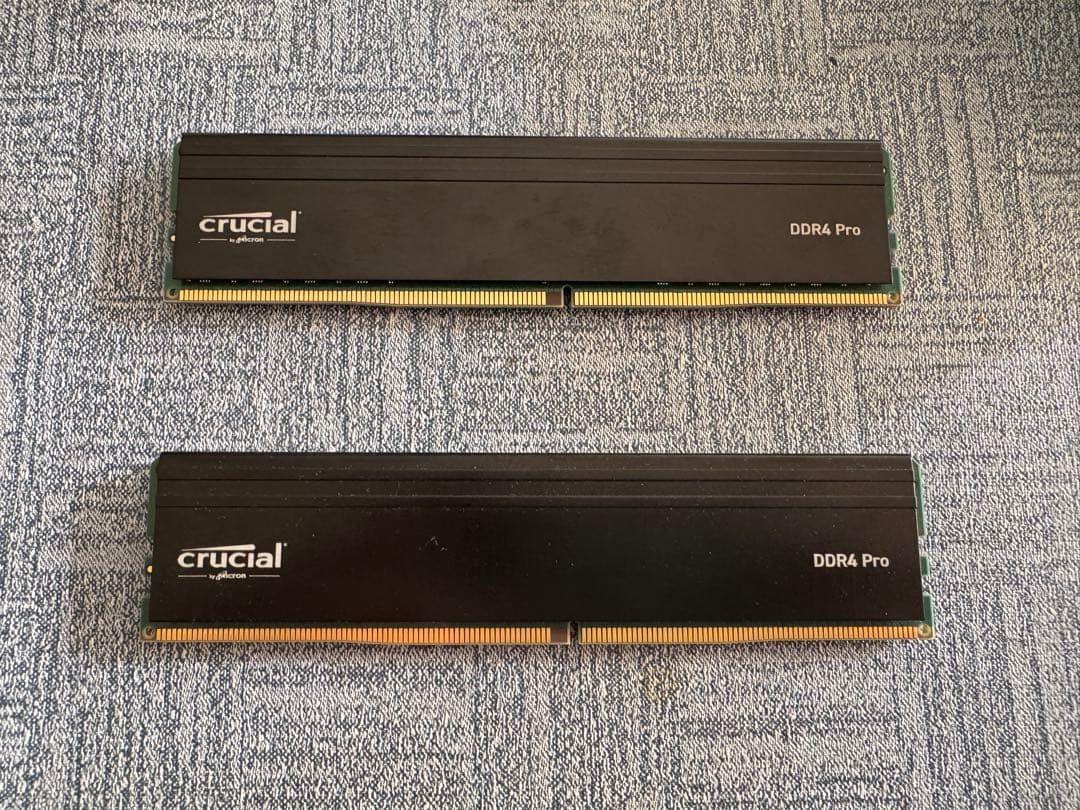 Crucial DDR4 Pro メモリ 64GB（32GB×2枚）動作確認済