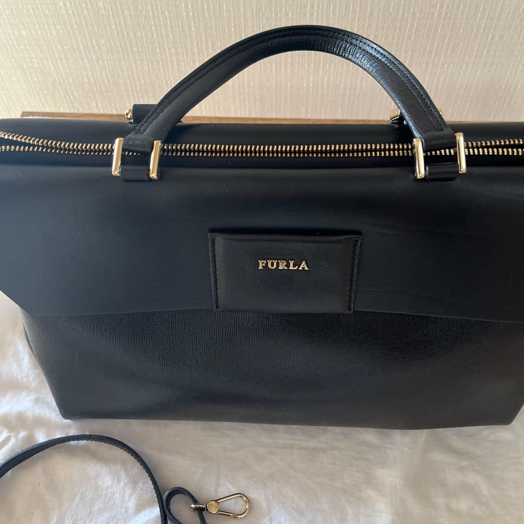 FURLA ハンドバッグ 黒