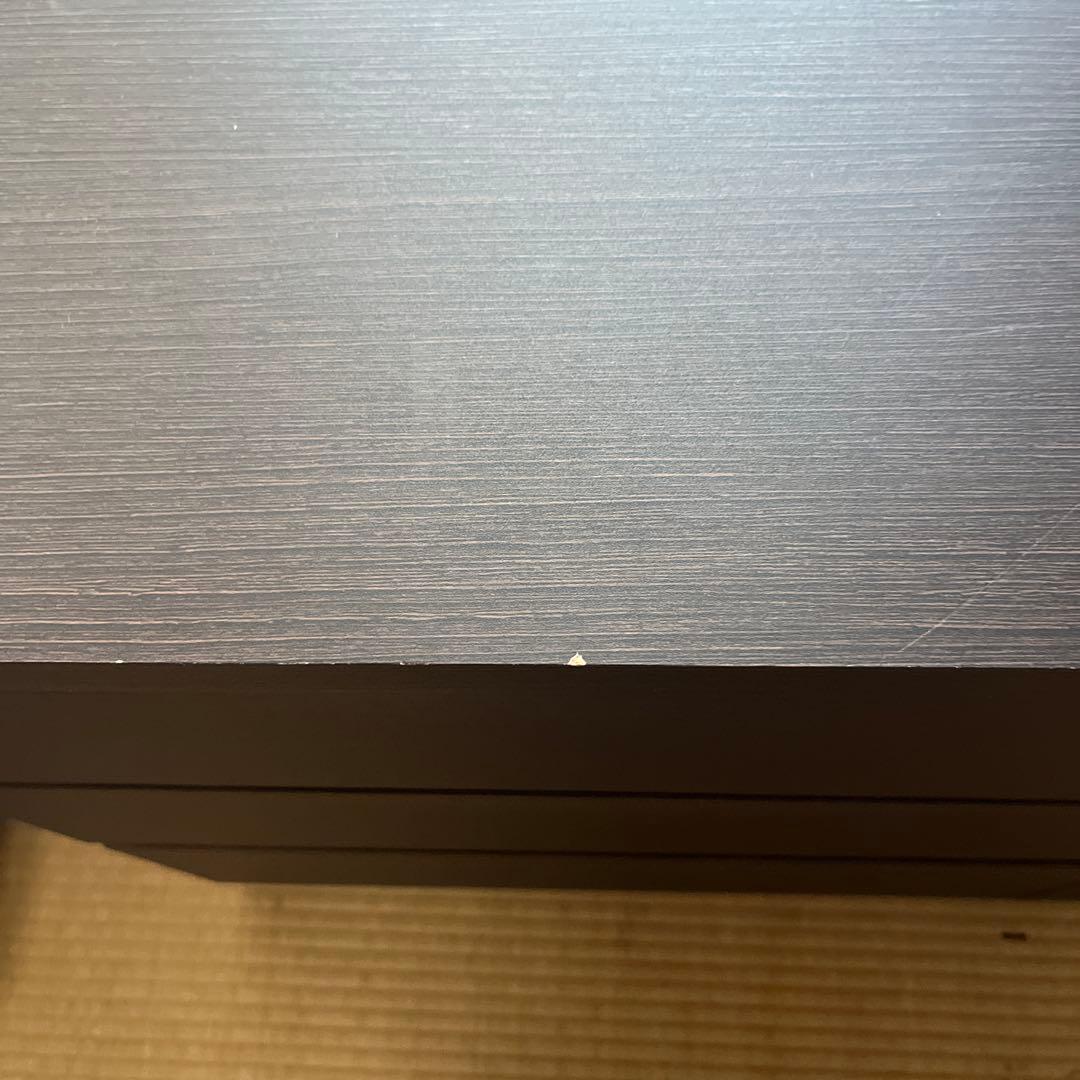 ダーク木製3段チェスト 送料込み