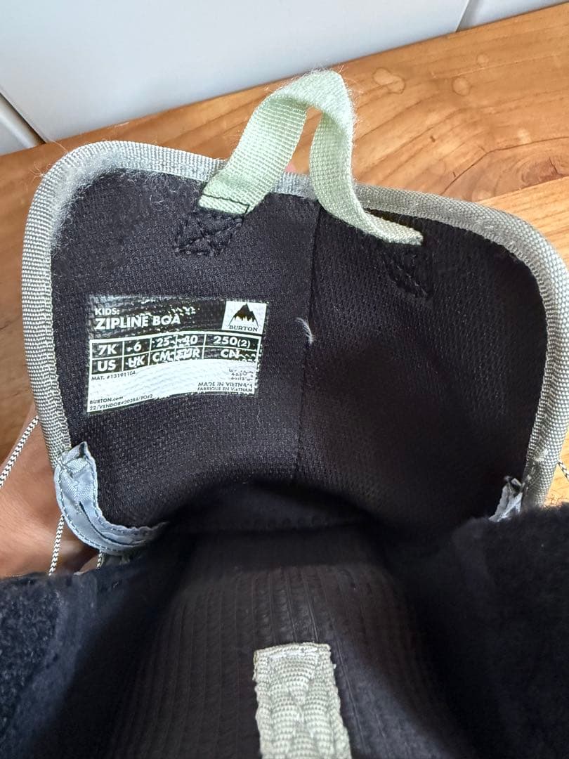 Burton ジップライン BOA® キッズ　25㎝ スノーボードブーツ