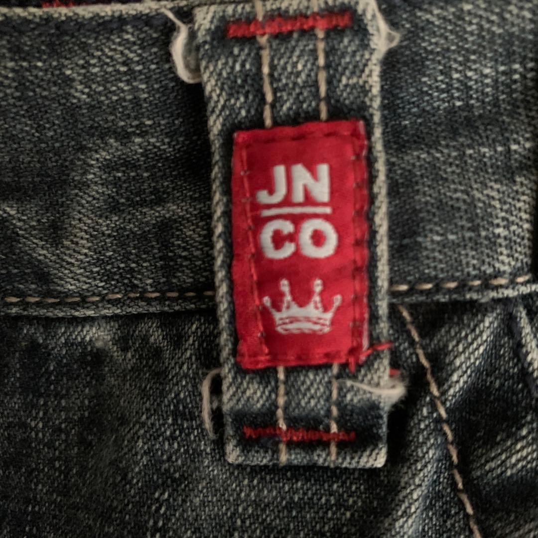 超希少！90s-00s JNCO JEANS ハーフデニム スカル 古着