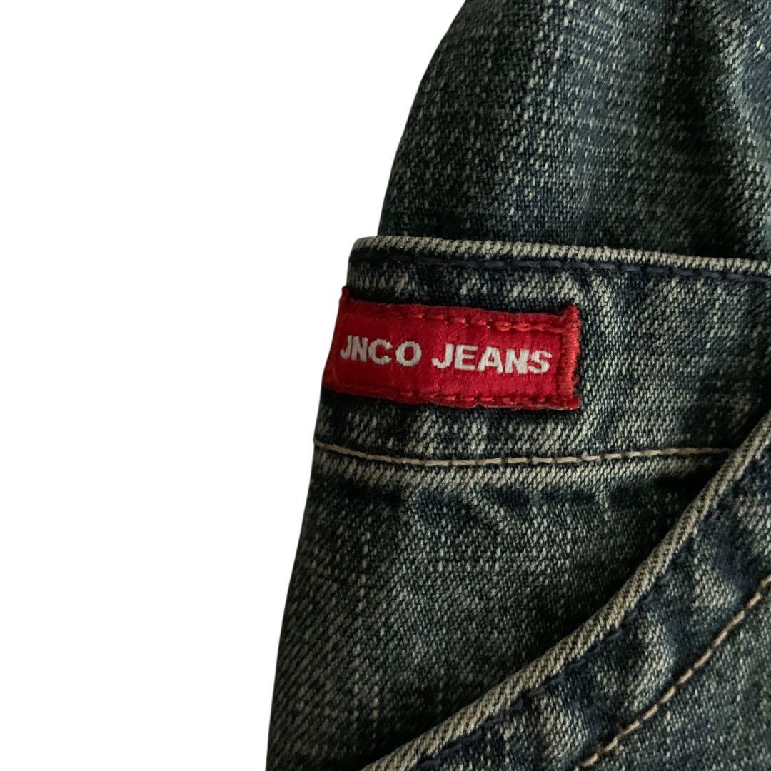 超希少！90s-00s JNCO JEANS ハーフデニム スカル 古着
