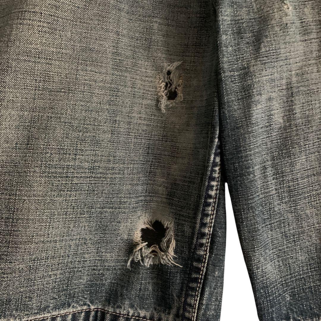 超希少！90s-00s JNCO JEANS ハーフデニム スカル 古着