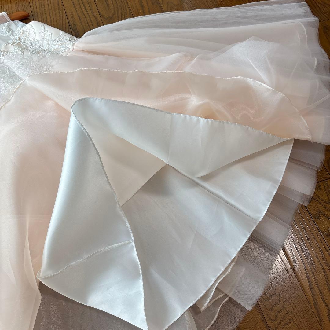 美品　DRESCCO サーモンピンクドレス　130