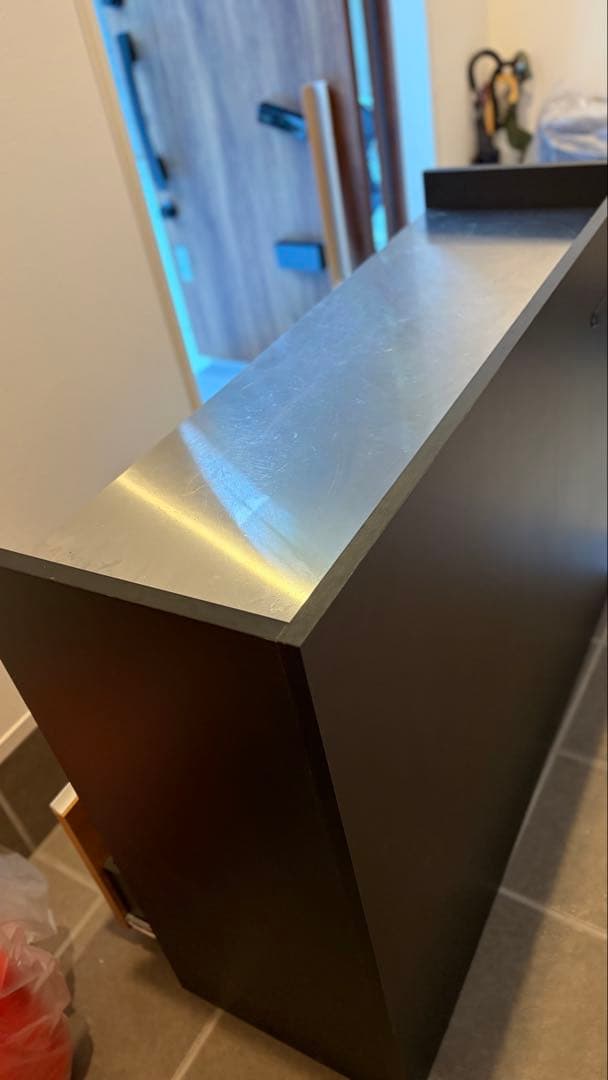 キッチンカウンター ステンレススチール天板　幅120cm