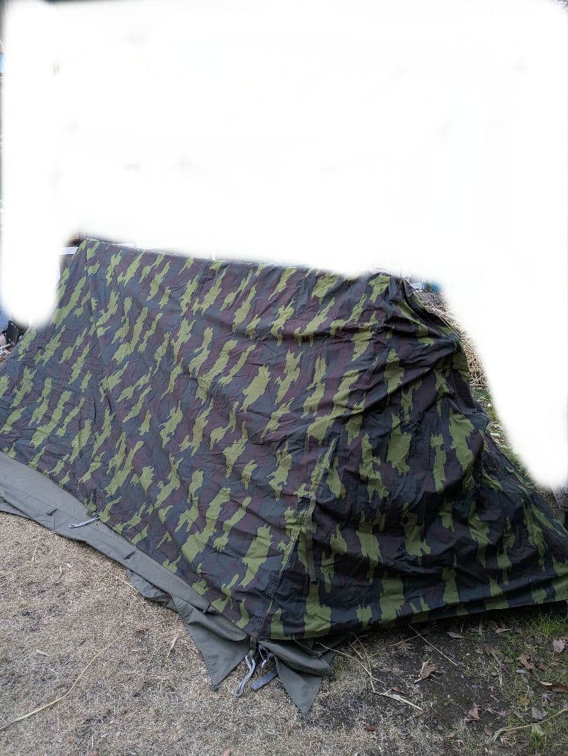 ベルギー軍幕　パップテント　ナイロン　フライシートのみ