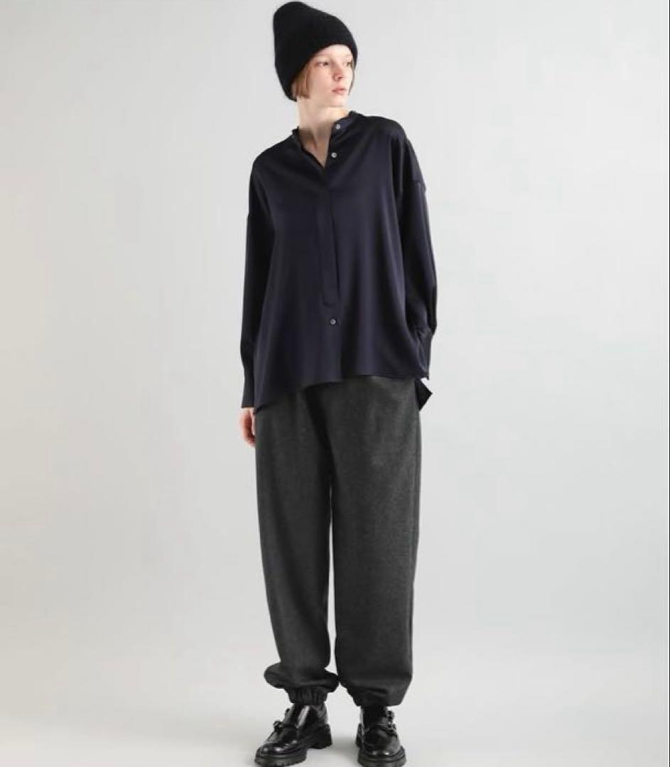 SACRA CLASSIC FLANO PANTS BLACK サクラ パンツ
