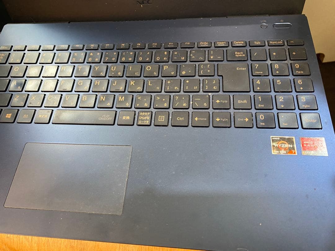 NEC PC-N1565AL-YC WindowsノートPC　不調ジャンク