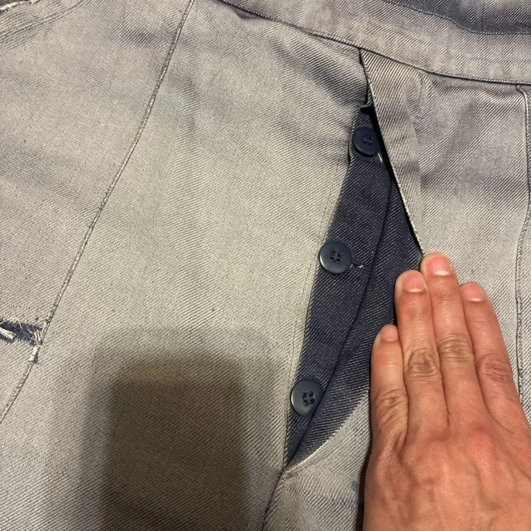 ボロの美学ユーロモールスキン鬼フェードオーバーオール