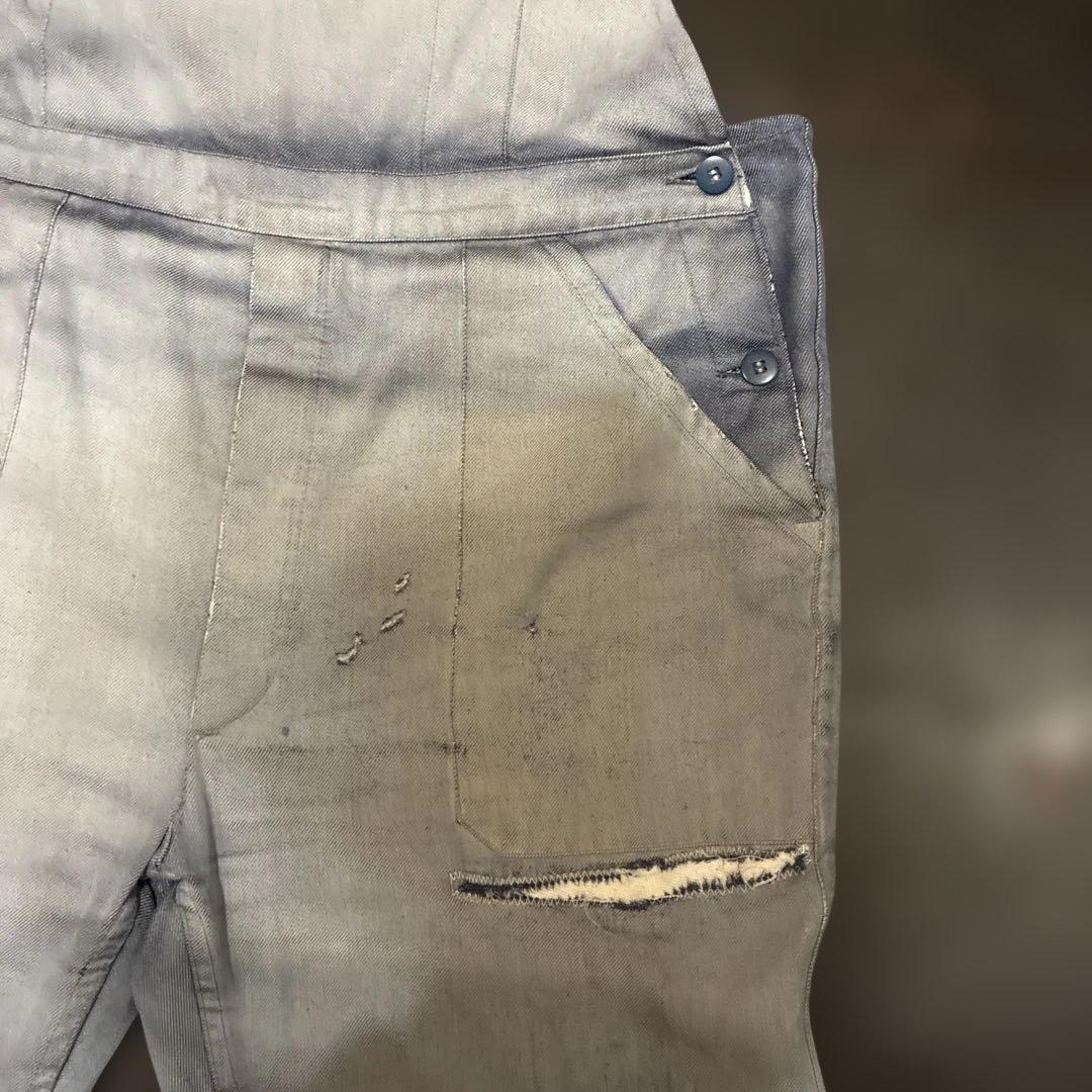 ボロの美学ユーロモールスキン鬼フェードオーバーオール