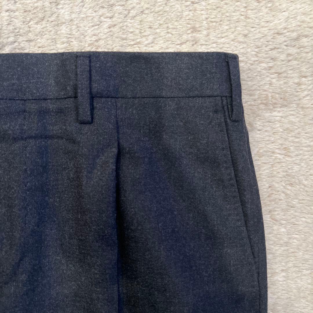 【美品】ジェルマーノサキソニースラックス48 チャコールグレー